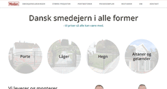 Desktop Screenshot of medan.dk