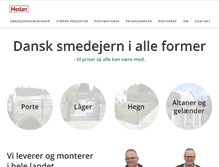 Tablet Screenshot of medan.dk